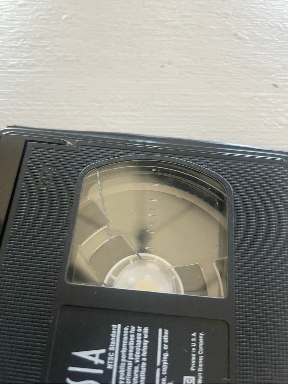 Vintage 1991 Disney Fantasia VHS Black Clamshell Mickey Nostalgia